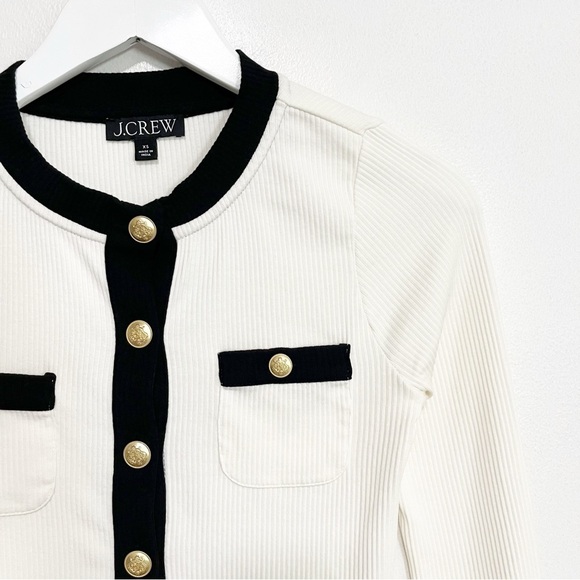 BOGO! J. Crew Vintage Rib Lady Jacket Ivory White Size XS - Picture 5 of 10